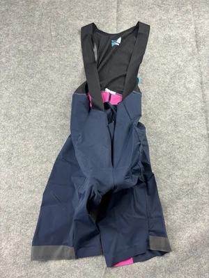 Culotte con tirantes de ciclismo Shimano Pro para hombre L Escape azul marino acolchado logotipo malla sin deslizamiento Foto 1 de 4