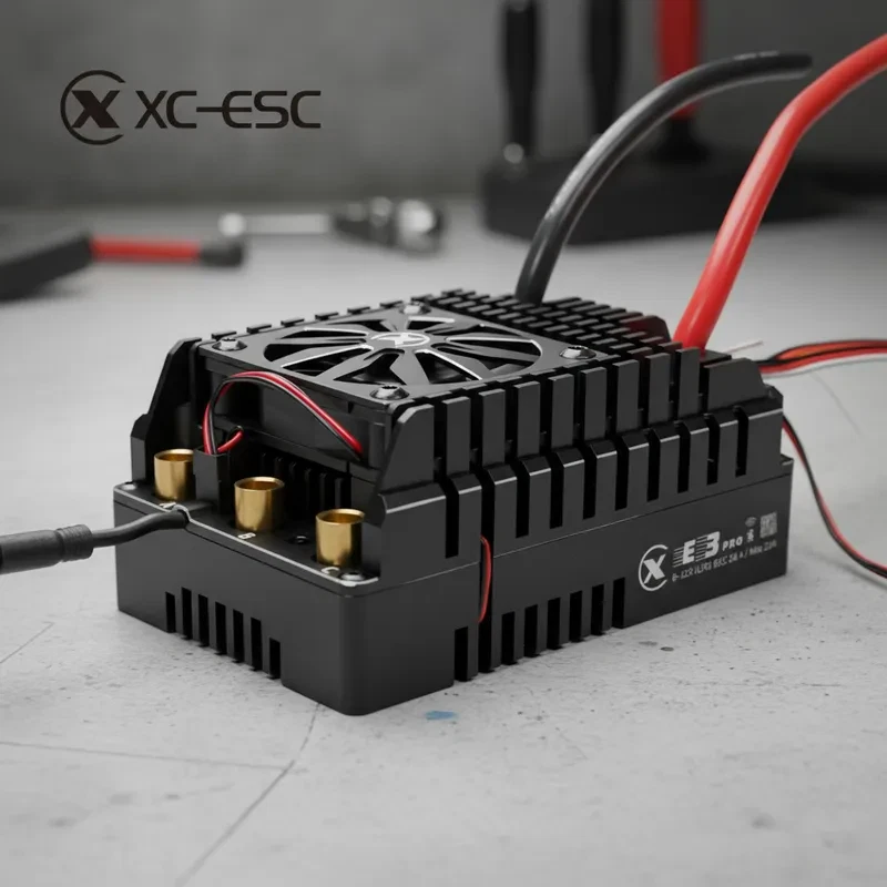 XC ESC E3-PRO HV ESC 400A 6-12 LiPo RC Brushless Car 1/5  (*NO TARIFFS TO USA) - Image 1 of 4