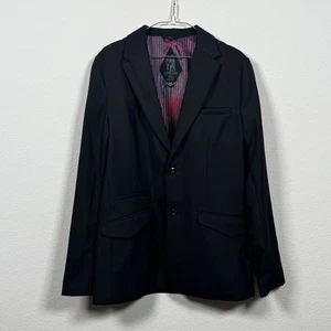 Volcom Corpo Class schwarzer Blazer gestreift Futter Dapper Sportmantel Herren Medium - Bild 1 von 7
