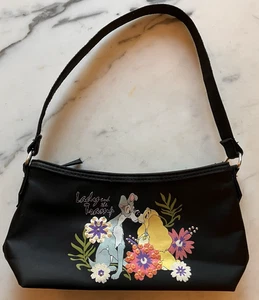 Disney Vintage Lady and the Tramp 2000s style Y2K Flower Handbag Small EUC - Picture 1 of 14