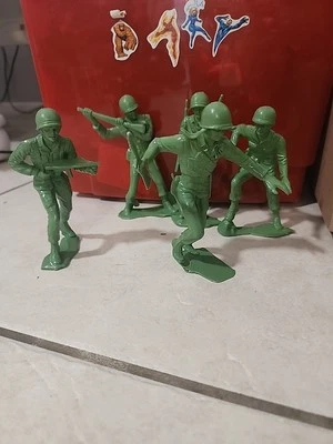 5 Soldados de Infantería Rusos de Colección 6" Capitán Ejército Verde Hombres  Foto 1 de 4