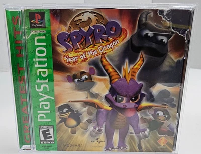Sony Playstation 1 PS1 Spyro Año del Dragón CIB Juego Limpio y Probado Foto 1 de 4