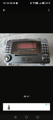 Mercedes A klasse Auto radio, Radio, Ersatzteil Originalteil - Bild 1 von 4