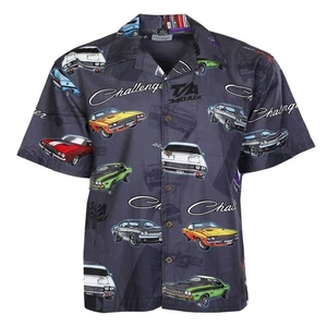 Vintage Dodge Challengers hawaiian shirt, men's shirt, retro dodge car - Picture 1 of 2