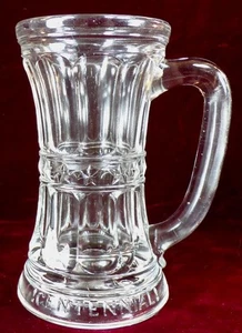 Centennial Star Band Beer Ale Mug Hobbs Brockunier Philadelphia 1876 Small EAPG2 - Picture 1 of 6