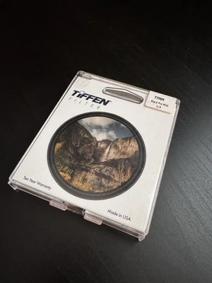 OPEN BOX TIFFEN 77mm BLACK PRO MIST 1/4 LENS FILTER - Image 1 of 4