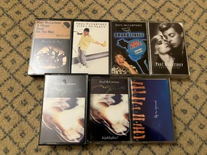 PAUL McCARTNEY UK CASSETTE COLLECTION LOT - Picture 1 of 2