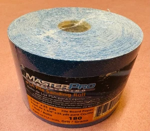 Masterpro AFPSA180RL Feile PSA Schleifpapier Blätter 2-3/4"x25 Yards 180er Körnung - Bild 1 von 2
