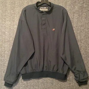 Zero Restriction Jacke Herren Medium Grün Golf Snap Windbreaker Langarm Logo - Bild 1 von 10