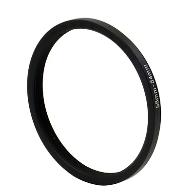 58-54 Step Down Filter Ring 58mm x0.75 Male to 54mm x0.75 Female Lens adapter - Image 1 of 3