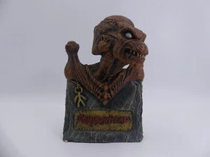 VINTAGE KUNSTHARZ GEOMETRISCHE KÜRBISKOPF 6" BÜSTE STATUE - Bild 1 von 8