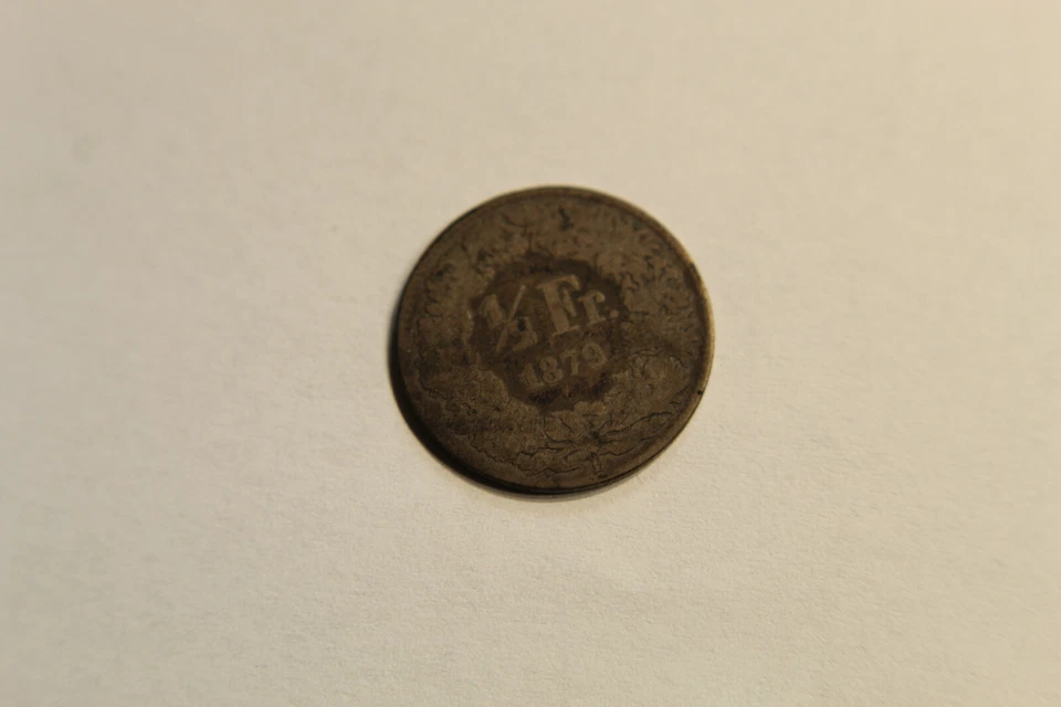 SWITZERLAND 1879 1/2 FRANC KM23 - Image 1 of 2