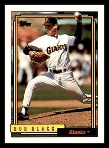 1992 Topps Bud Black San Francisco Giants #774 Centered Mint