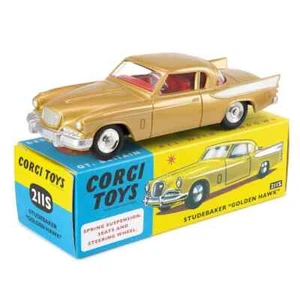 Corgi Toys - 211S Studebaker Golden Hawk  - Corgi Model Club Re-Issue with COA - Picture 1 of 4