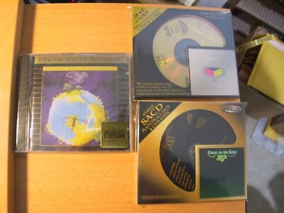 (3) 24K Gold SACD MFSL Audio Fidelity Yes Fragile 90125 Close Edge Sealed - Image 1 of 4