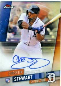 Christin Stewart 2019 Topps Finest Rookie Certified Autograph Auto Card 