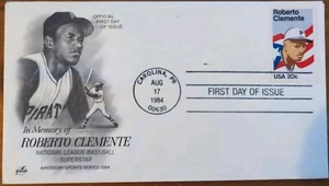 1983 ROBERTO CLEMENTE First Day Covers - BEAUTIFUL CONDITION π₯ Pirates π₯ - Picture 1 of 2
