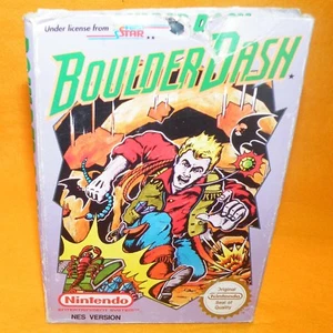 VIDEOJUEGO DE CARTUCHO NNINTENDO 1990 NES BOULDER DASH SISTEMA DE ENTRETENIMIENTO NES BOULDER - Imagen 1 de 9