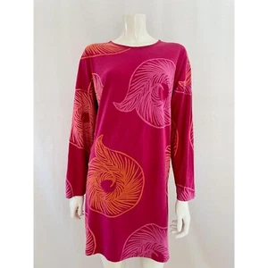 Camisón Nanso, vestido de salón rosa flores, ropa de dormir cómoda talla M camisón - Imagen 1 de 9