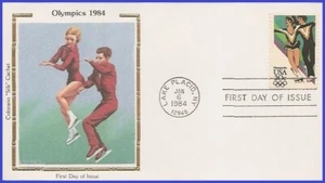 USA4 #2067 U/A COLORANO SILK FDC   Winter Olimpics Ice Dancing - Picture 1 of 1