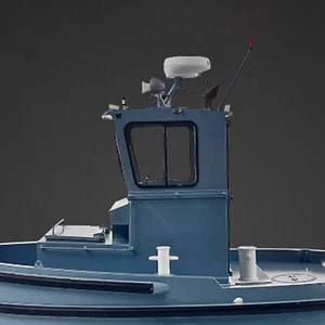 U.S. Navy Boomin Beaver Tug Boat 1:18 342mm RC Wooden Model Ship Kit - Picture 1 of 12