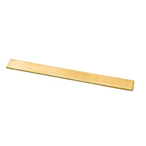 5/32" x 3/8" x 8" Brass Flat Bar 6 Gauge Metal Brass Sheet Stock for Models C... - Picture 1 of 7