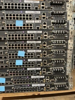 Alcatel Lucent 7705 SAR-M Service Aggregation Router T1/E1 P/N: 3HE05051AB - Image 1 of 3