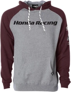 Factory Effex Honda Racing Hoody Grey/Burgundy - Size M 23-88302 - Picture 1 of 2