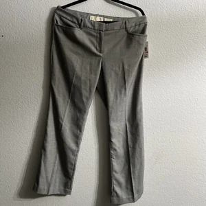 NEW! Michael Kors Womens Gramercy Fit Grey Dress Pants Size 10 10P NWT - Picture 1 of 11
