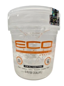 ECO Style Professional Styling Gel Krystal Maximum Hold Alcohol Free 8 oz/ 236ml - Picture 1 of 5