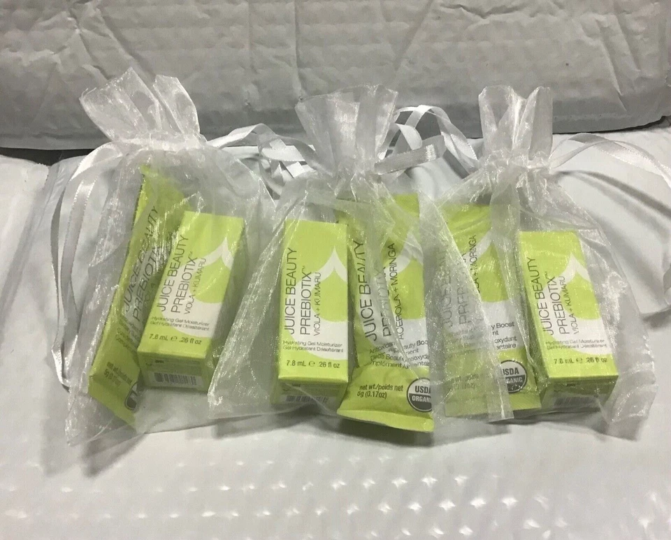 JUICE BEAUTY PREBIOTIX HYDRATING GEL MOISTURIZER + DIETARY SUPPLEMENT lot of 3 - Image 1 of 1