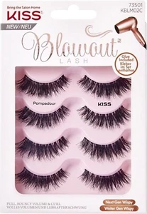 KISS Blowout Completo, Volumen Hinchable y Rizo 5 Pares en Pompadour - Imagen 1 de 1