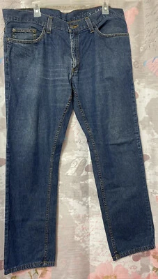 Pantalones de mezclilla John Henry ajustados pierna recta para hombre 38X30-40X29 talla real Foto 1 de 4