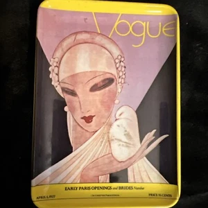 Bandeja Púrpura Vintage Vogue Cubierta Punta Baratija París Aberturas Novias Boda - Imagen 1 de 6