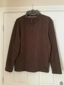 BN brown heavyweight zip fleece size XL - Picture 1 of 2
