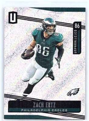 Zach Ertz 2019 Panini Unparalleled #104 Football Card Philadelphia Eagles - Image 1 of 2