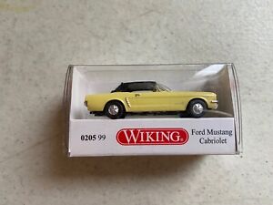 WIKING Made in Germany NEW HO 1/87 Classic Ford Mustang Convertible Sports Car