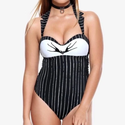 Disney Pesadilla antes de Navidad Jack Skellington Traje de baño de una pieza S Foto 1 de 4