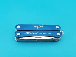 Leatherman Squirt ES4 Multi-Tool Knife Wire Strippers Electrician! BLUE! MAXCELL - Picture 1 of 7
