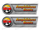 Amphibious Retro Sticker set - 10"x3". Remastered Name Plate