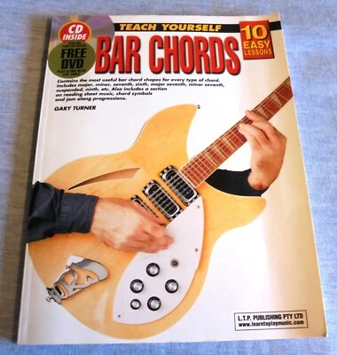Teach Yourself GUITAR CHORDS Music Book by G Turner  CD DVD ISBN: 1 864691 35 2 - image 1 of 4