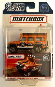 2017 Mattel Matchbox Land Rover Defender 110 Globe Travelers 1:64 Diecast Car - Picture 1 of 4