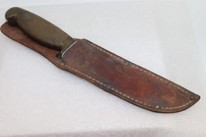 Vintage US Cattaraugus Hunting Knife w/ Sheath - Picture 1 of 17