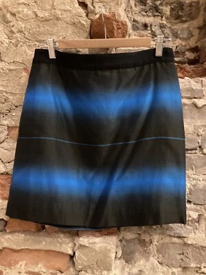 Marc By Marc Jacobs Лида шелковая юбка цвет: синий Aster размер 6 новый с Ярлыками - Изображение 1 из 4