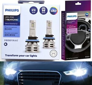 Philips White LED G2 Fan Canceller H11 Fog Light Two Bulbs Upgrade Replacement