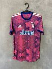 Juventus Jersey Trzecia koszulka piłkarska Różowa Adidas Autentyczna Męska Rozmiar S
