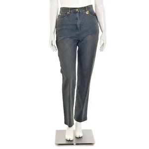 St. John Sport Antique Denim Straight Leg Jeans sz 10 - Picture 1 of 7