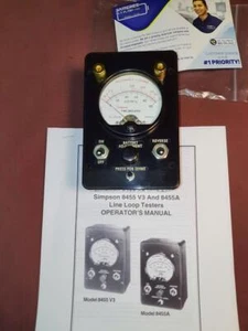Simpson 8455A Telco Line Loop Tester and Accessories Nice - Picture 1 of 5