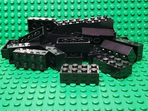 ** Lote de 25 CT ** Lego NUEVO negro 2 x 4 piezas de ladrillo estándar Lote de 25 - Imagen 1 de 1