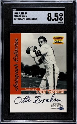 1999 Fleer SI - Otto Graham Autograph - Graded SGC 8.5 - Image 1 of 2